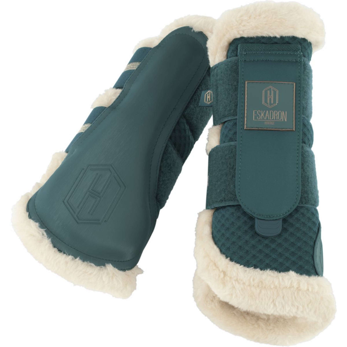 Eskadron Stivali da dressage Heritage Mesh Faux Fur Vintage Green