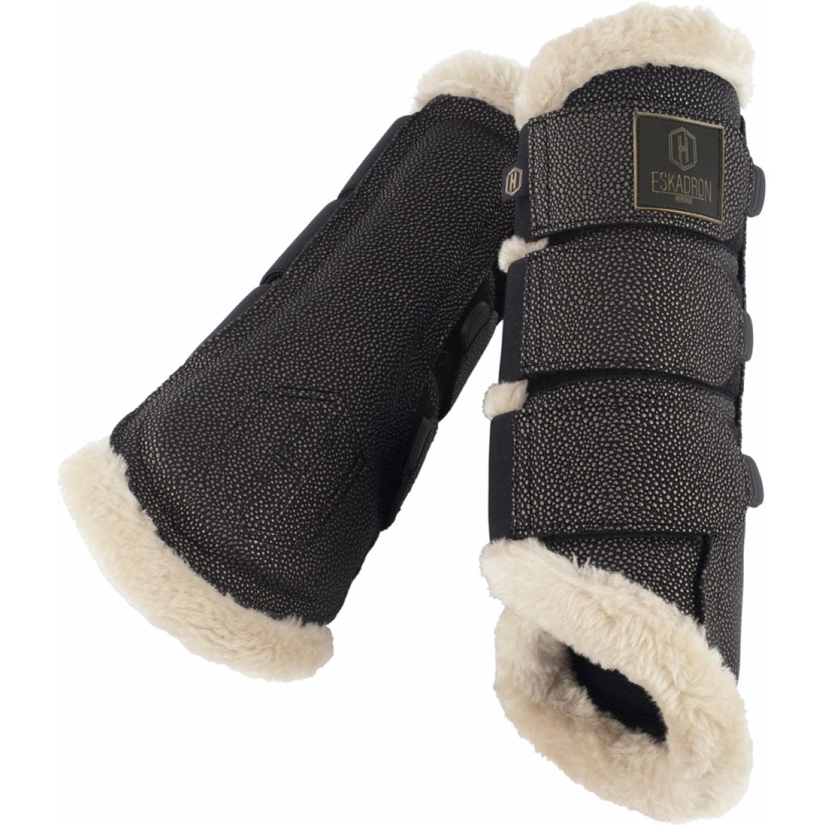 Eskadron Stivali da dressage Heritage Stingray Faux Fur Shetty Nero