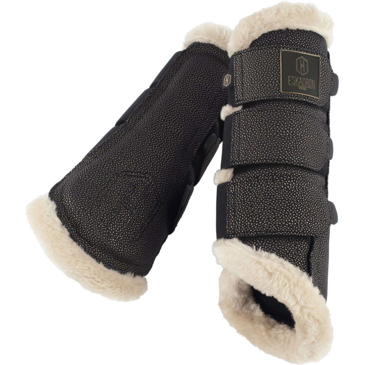 Eskadron Stivali da dressage Heritage Stingray Faux Fur Shetty Nero