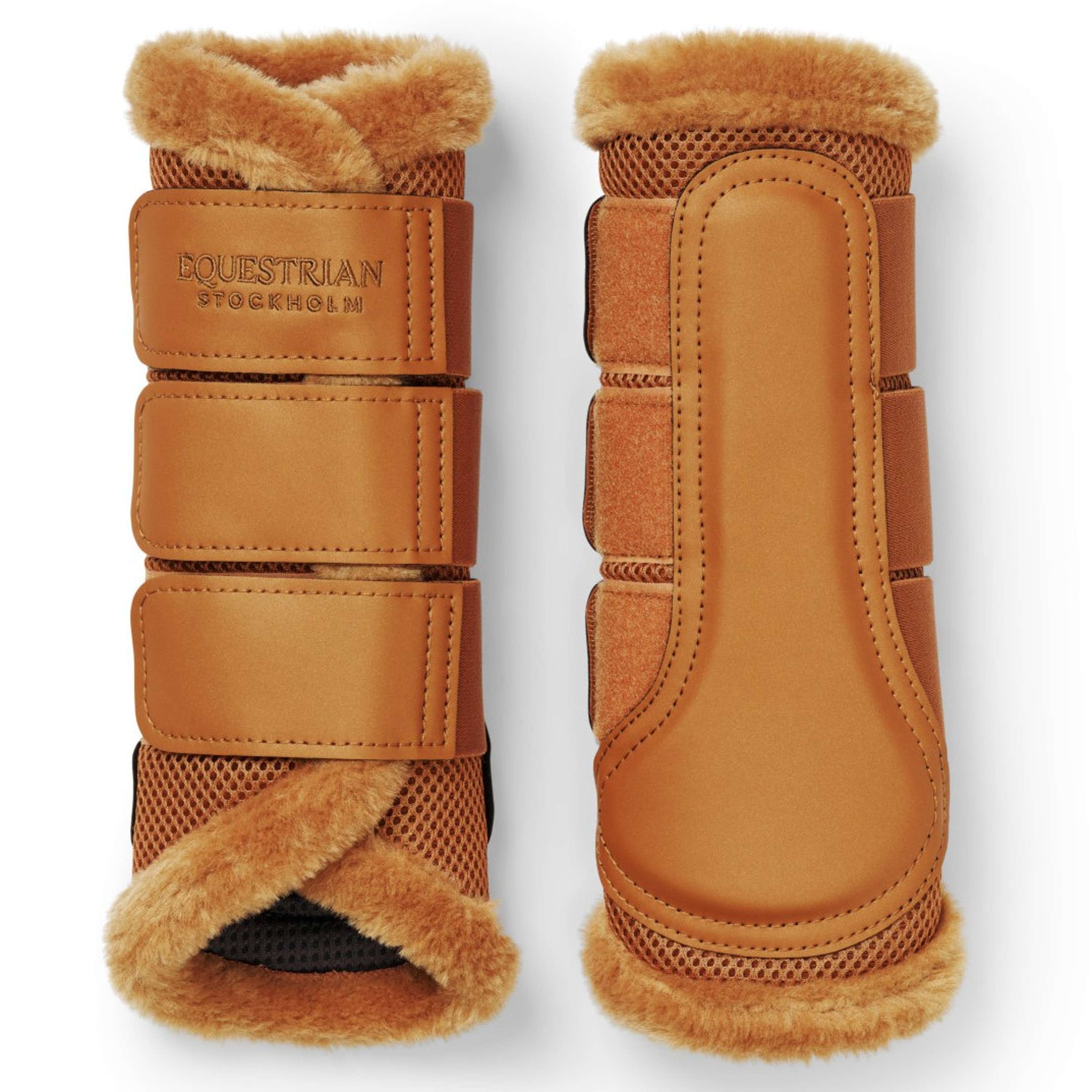 Equestrian Stockholm Parastinchi Fur Mesh Chestnut