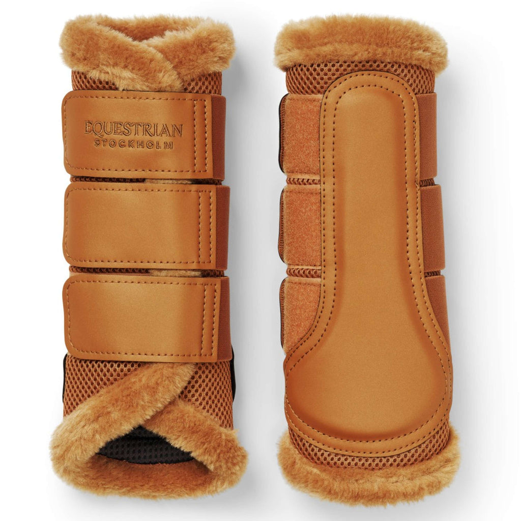 Equestrian Stockholm Parastinchi Fur Mesh Chestnut