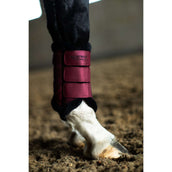 Equestrian Stockholm Parastinchi Fur Mesh Merlot