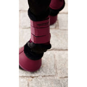 Equestrian Stockholm Parastinchi Fur Mesh Merlot