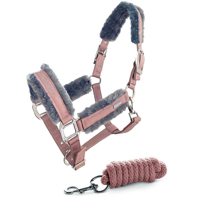 Equestrian Stockholm Cavezza e corda Fur Rosa