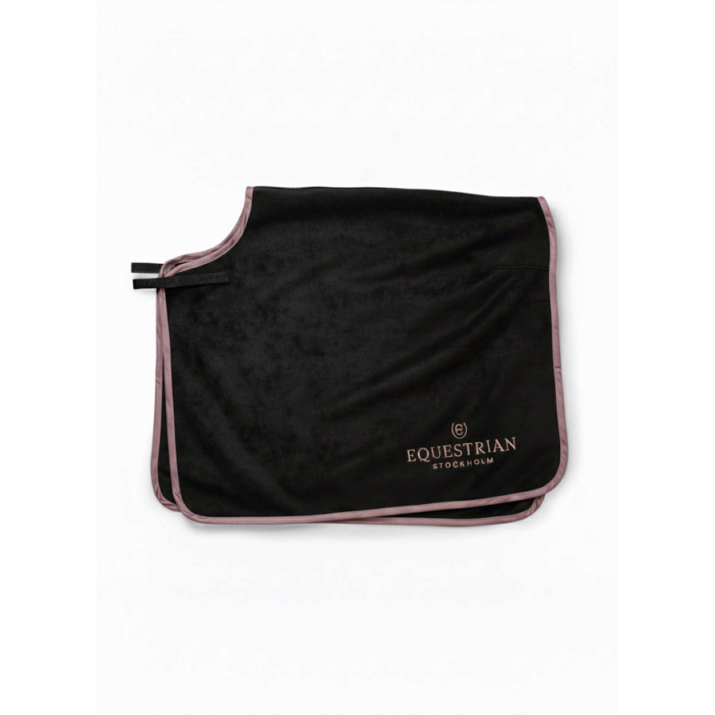 Equestrian Stockholm Quarter Sheet Heavy Fleece Nero/Blush