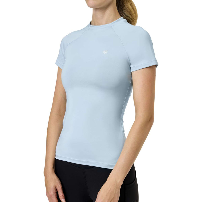 Equestrian Stockholm Maglietta Dynamic Short Sleeve Ice Blue