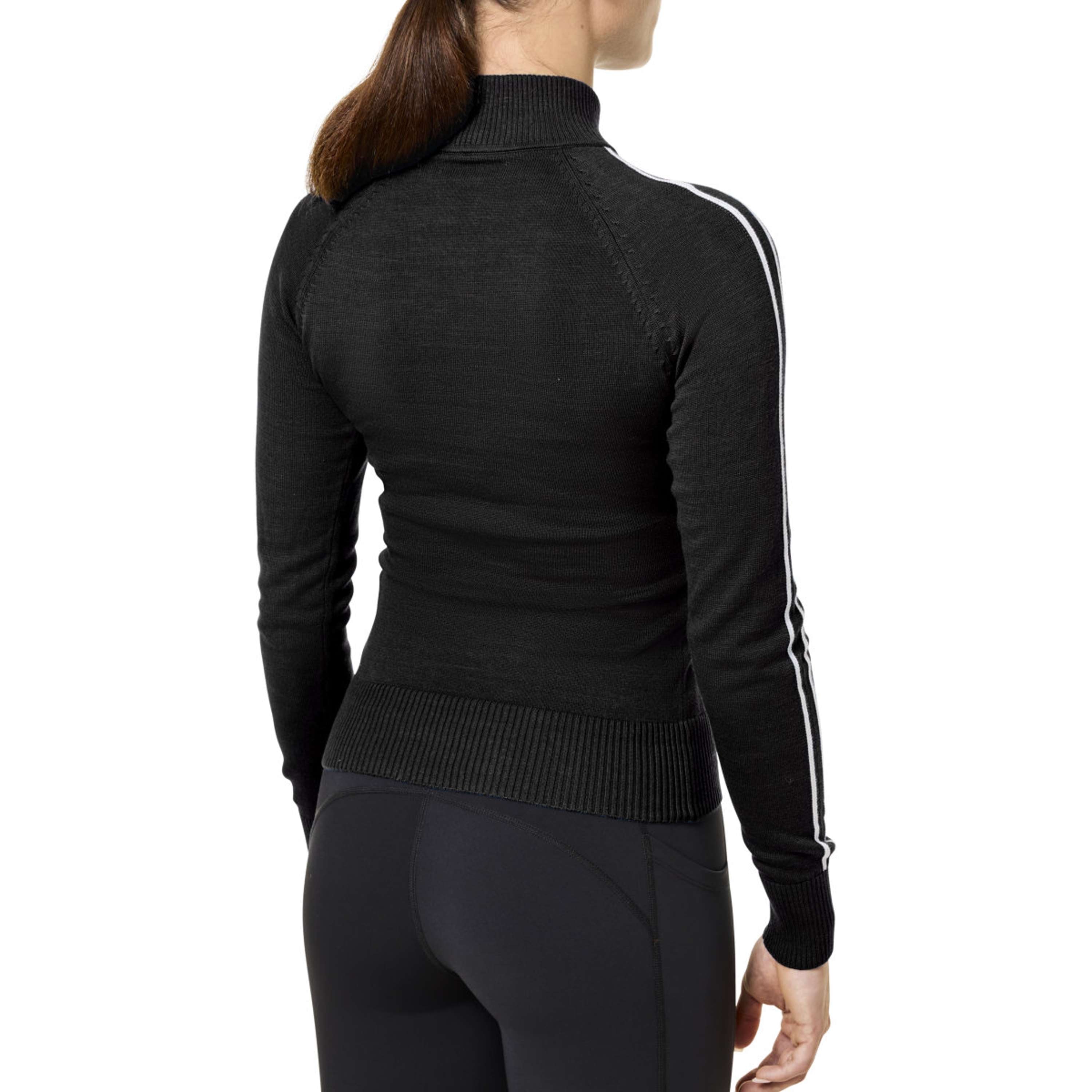 Equestrian Stockholm Knitted Zip Top Nero