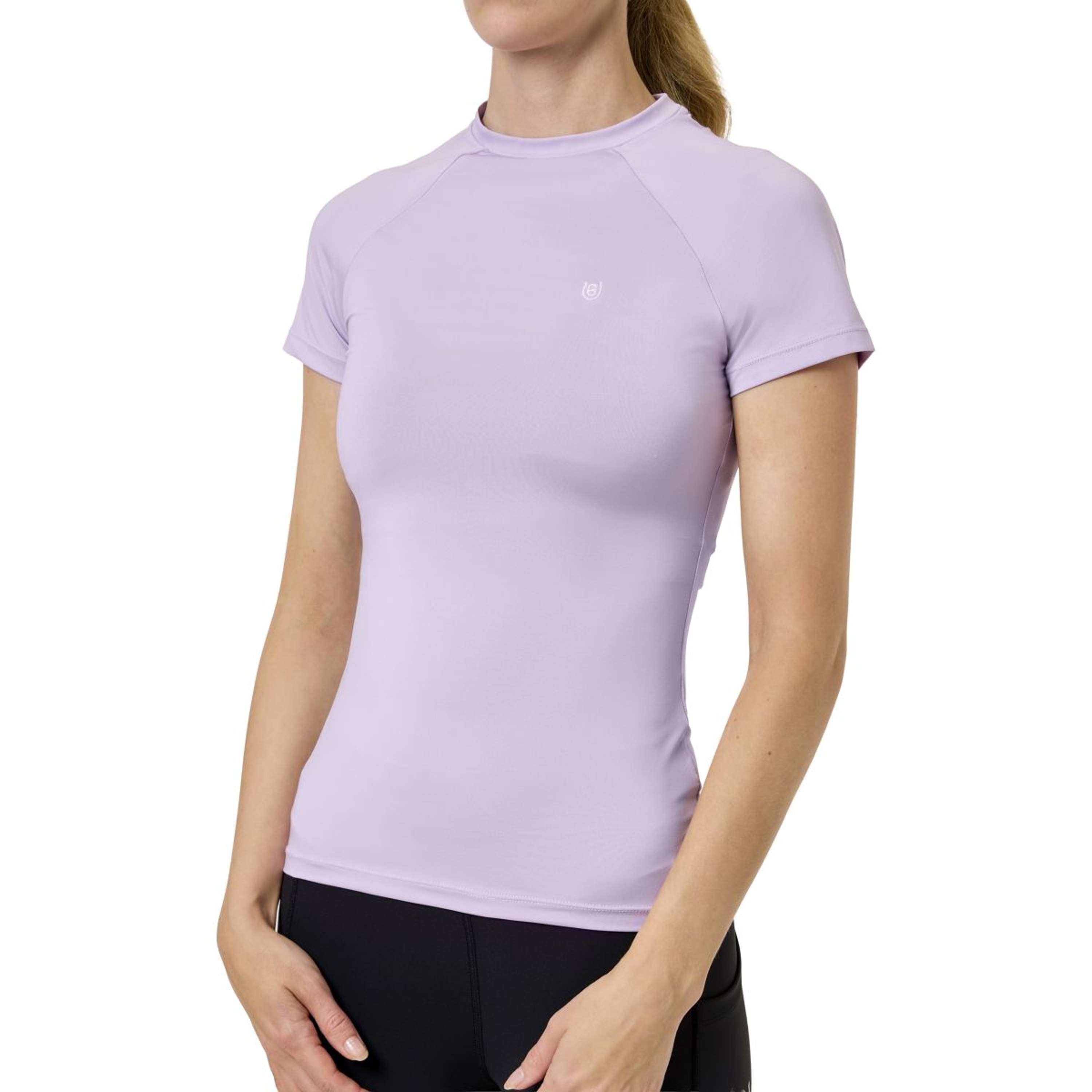 Equestrian Stockholm Maglietta Dynamic Short Sleeve Lavanda