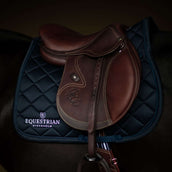 Equestrian Stockholm Sottosella Line saltando Navy