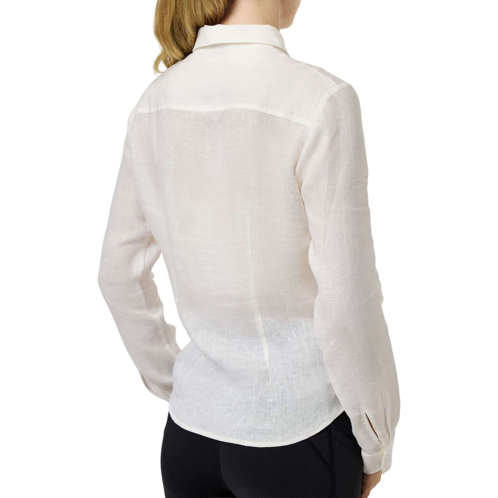 Equestrian Stockholm Maglietta Linen Bianco