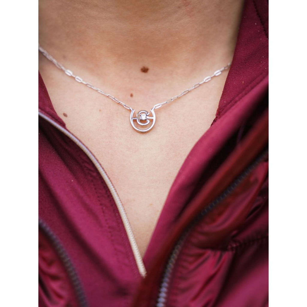 Equestrian Stockholm Collana Swarovski Crystal Argento