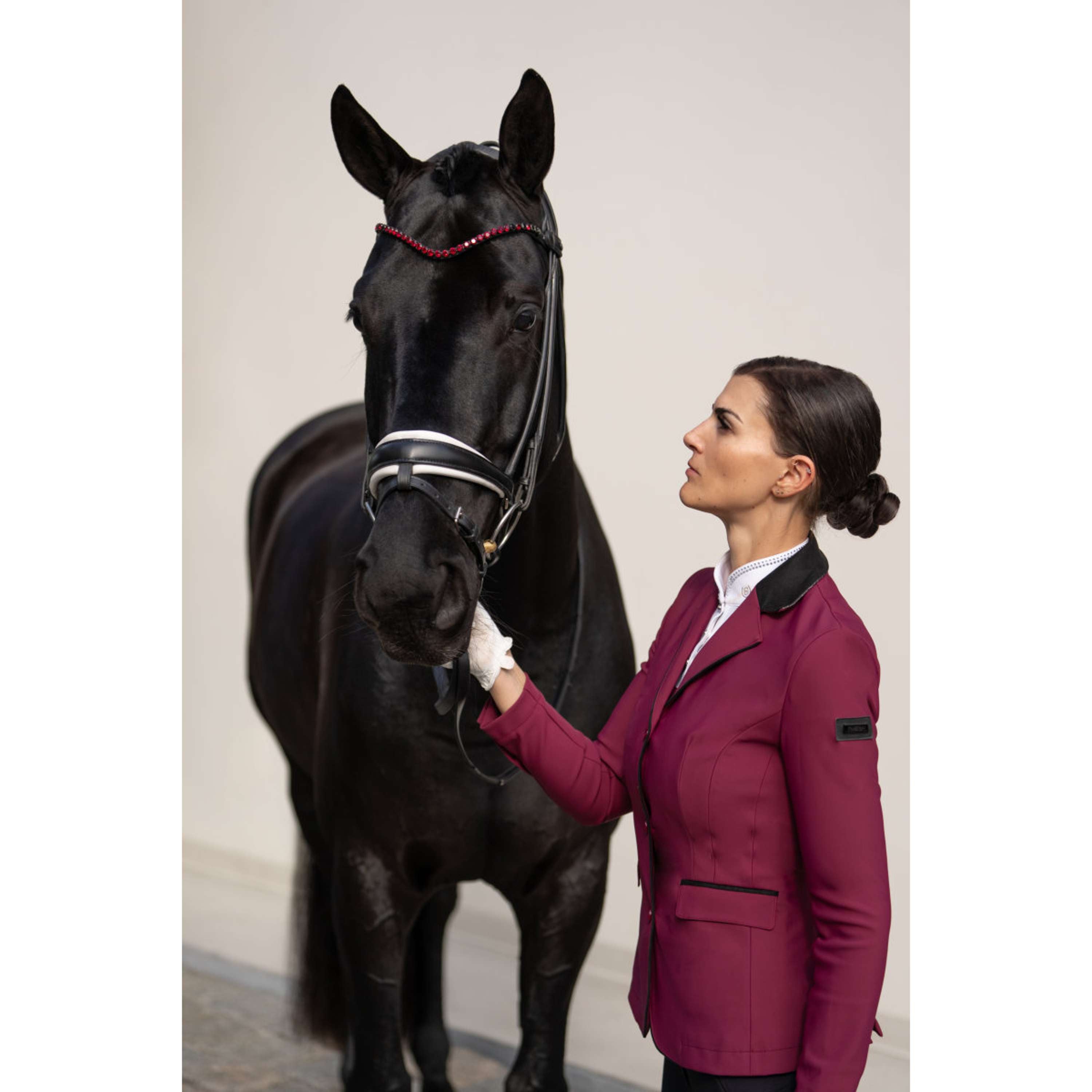Equestrian Stockholm Giacca da Competizione Classic Merlot