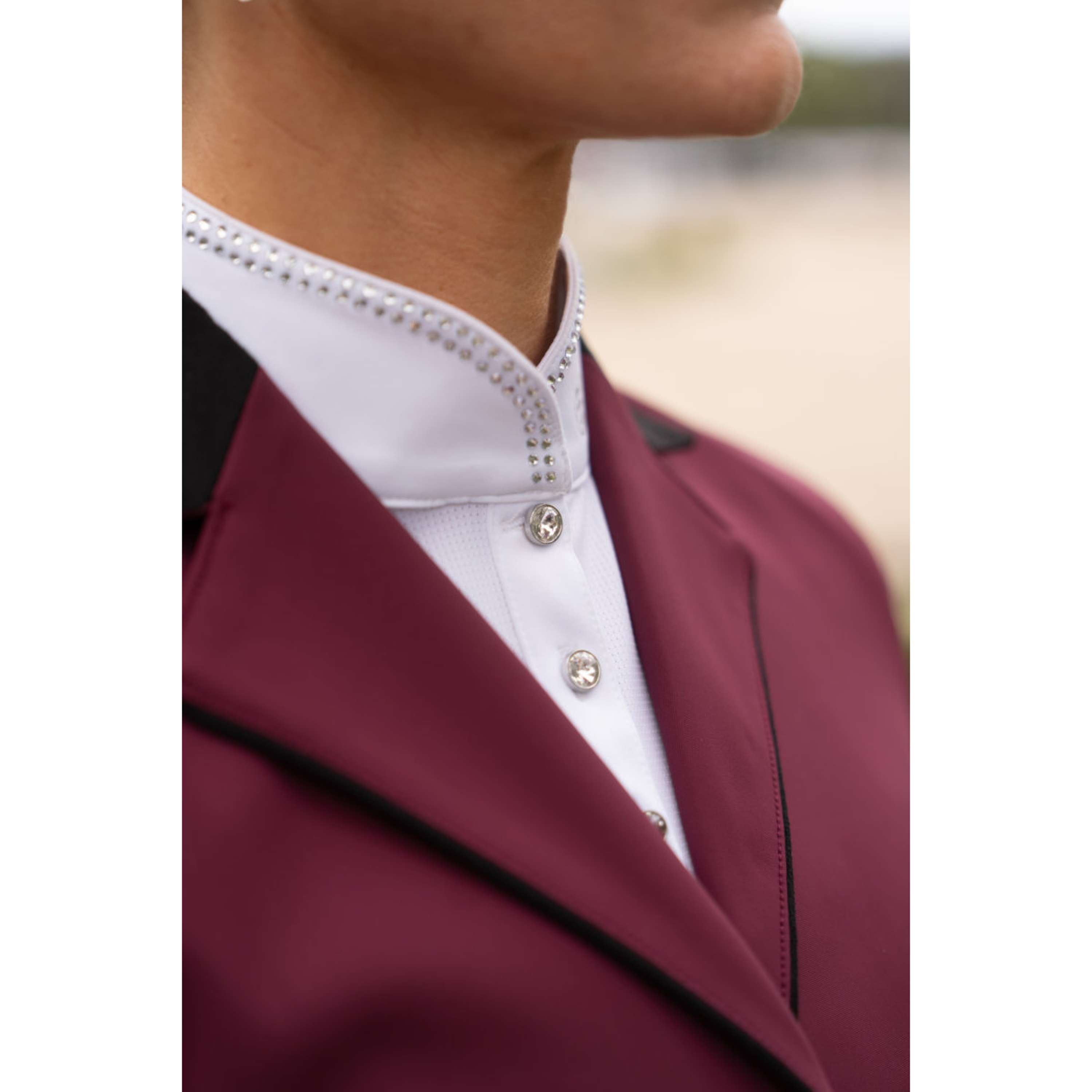 Equestrian Stockholm Maglietta da Competizione Revenew Merlot