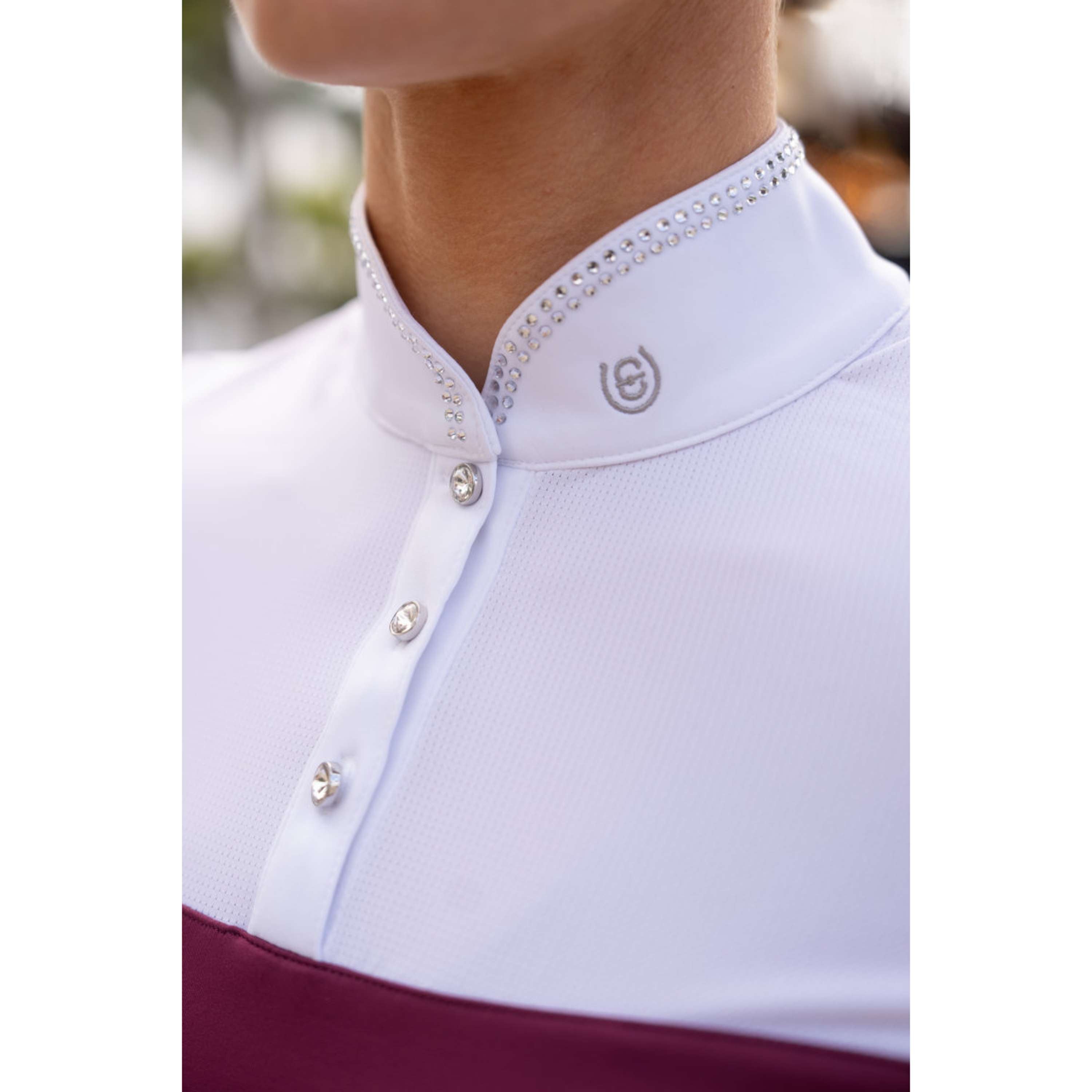 Equestrian Stockholm Maglietta da Competizione Revenew Merlot