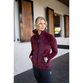 Equestrian Stockholm Giacca in Pile Velvet Merlot