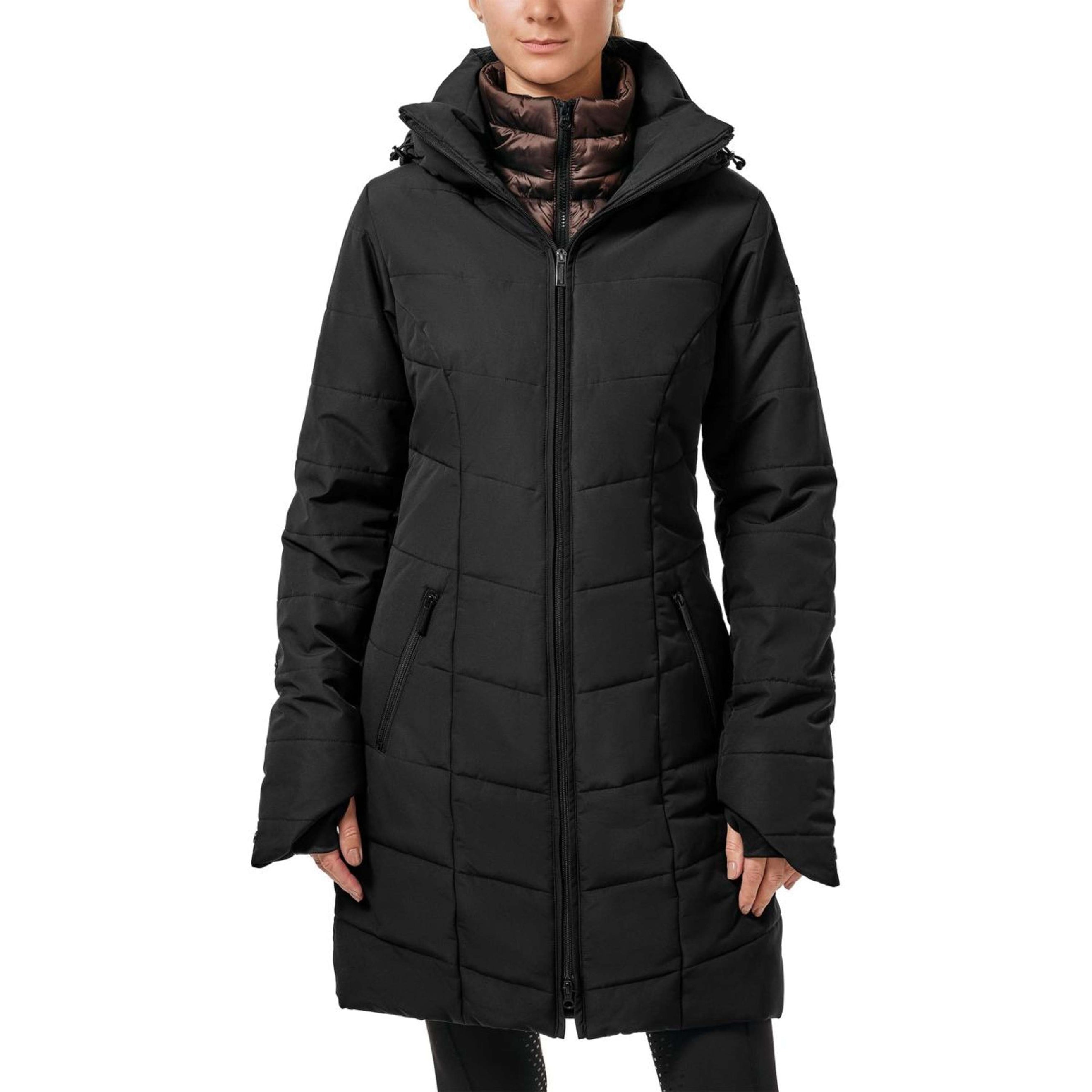 Equestrian Stockholm Cappotto Invernale Denali Black Mocha Equestrian Stockholm Cappotto Invernale Denali Black Mocha