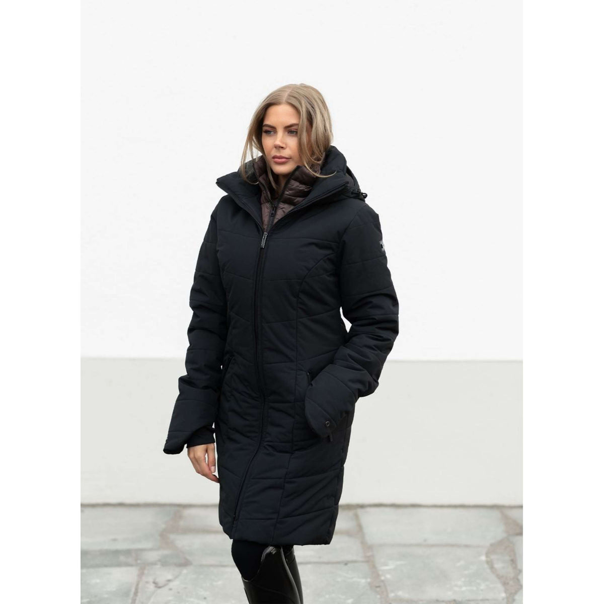Equestrian Stockholm Cappotto Invernale Denali Black Mocha