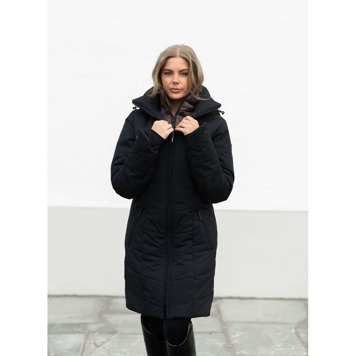 Equestrian Stockholm Cappotto Invernale Denali Black Mocha