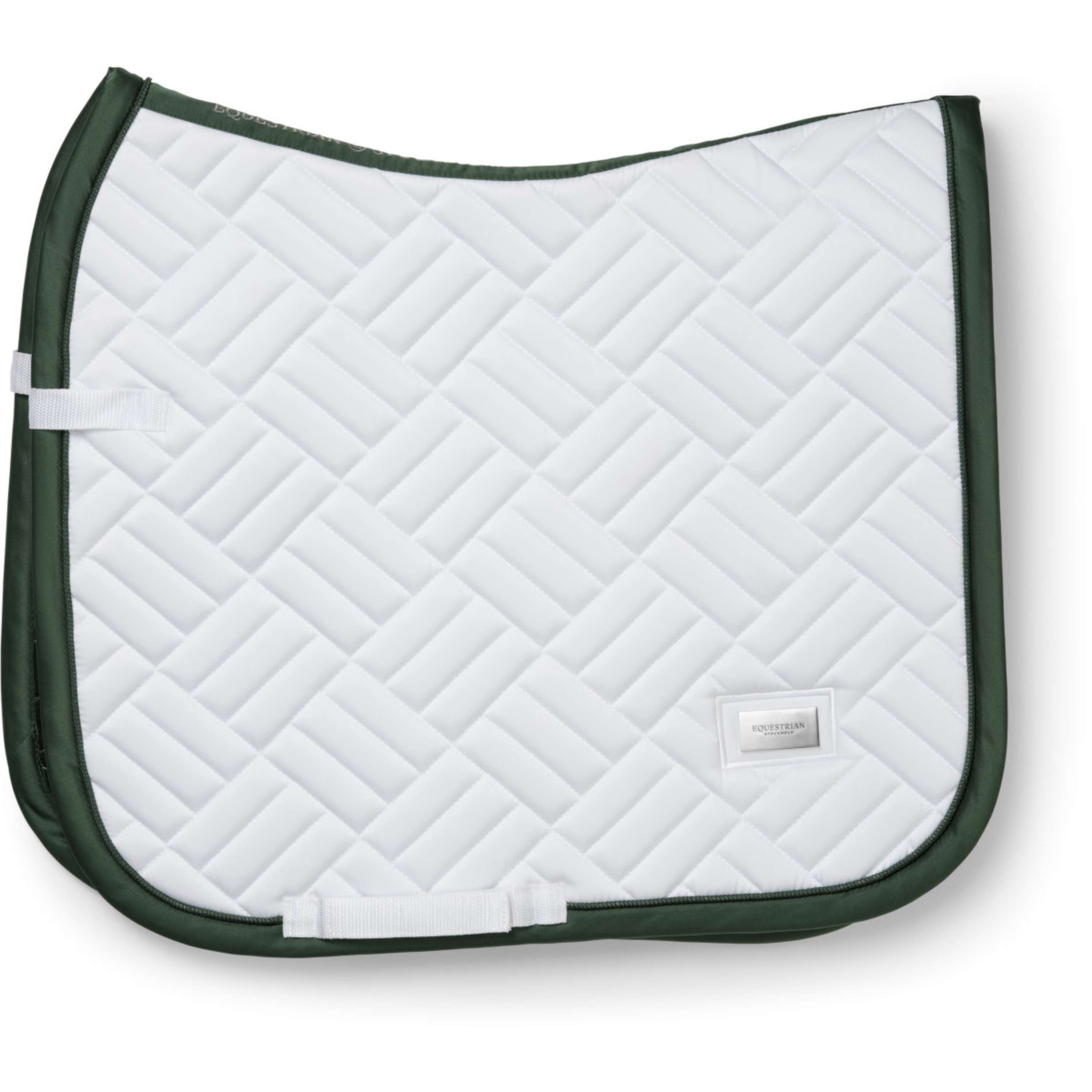 Equestrian Stockholm Sottosella Modern Dressage Bianco/Sycamore Green