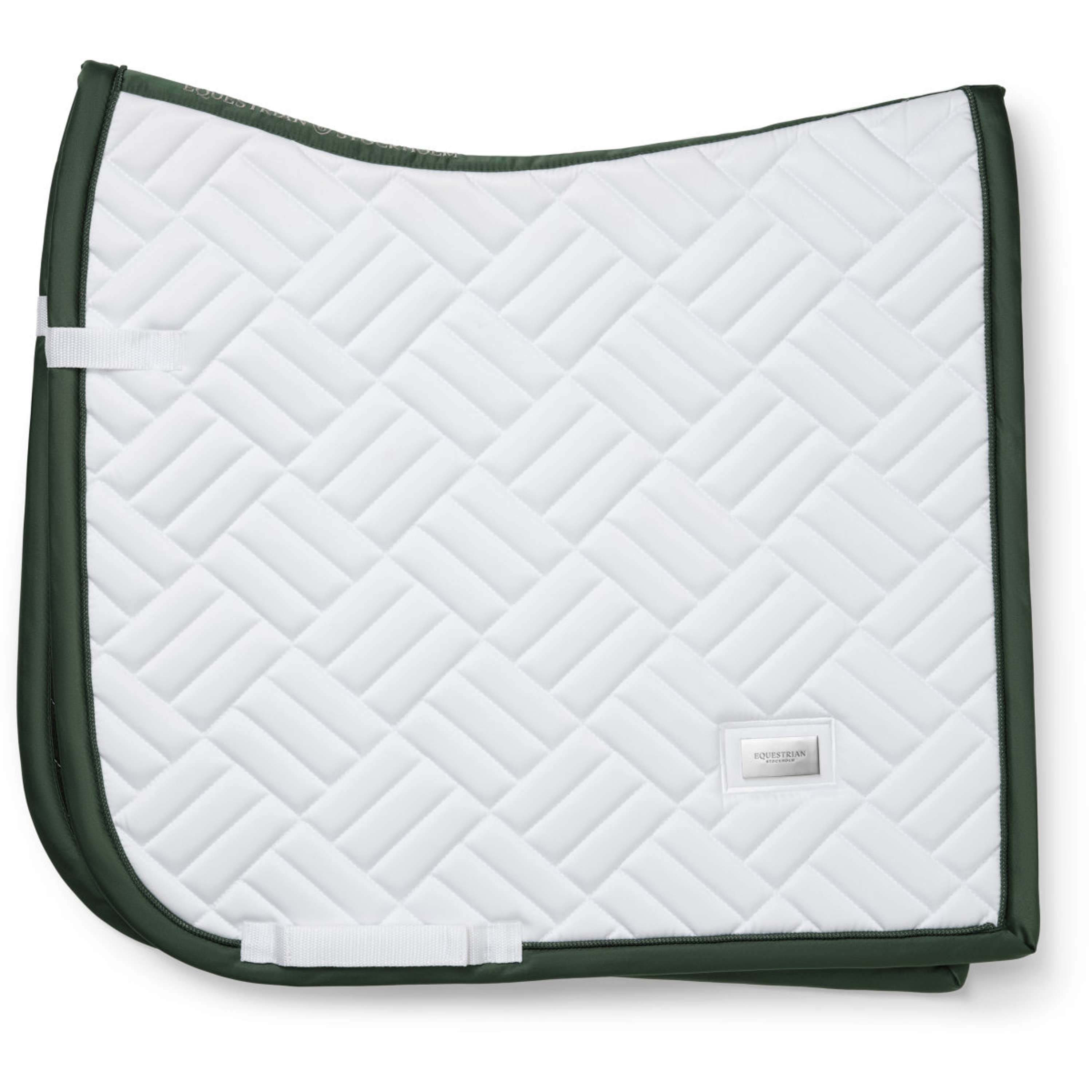 Equestrian Stockholm Sottosella Modern Dressage Bianco/Sycamore Green