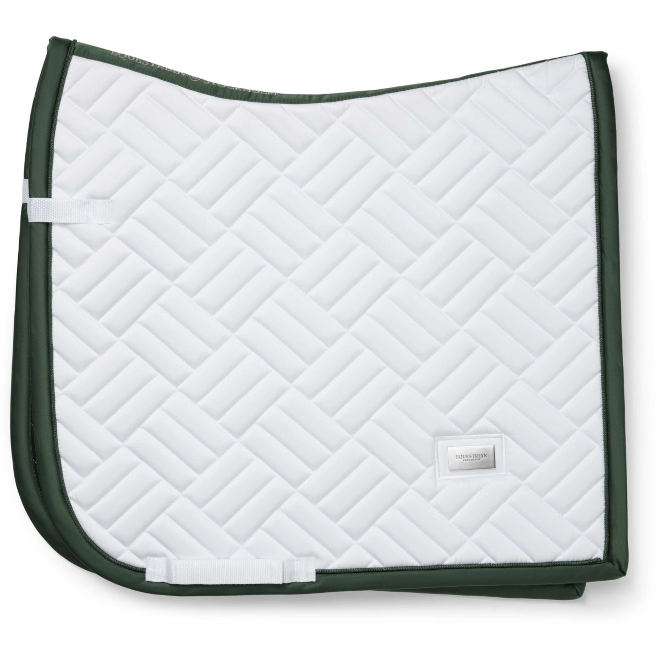 Equestrian Stockholm Sottosella Modern Dressage Bianco/Sycamore Green
