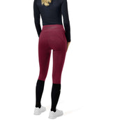 Equestrian Stockholm Leggings da Equitazione Movement Full Grip Merlot