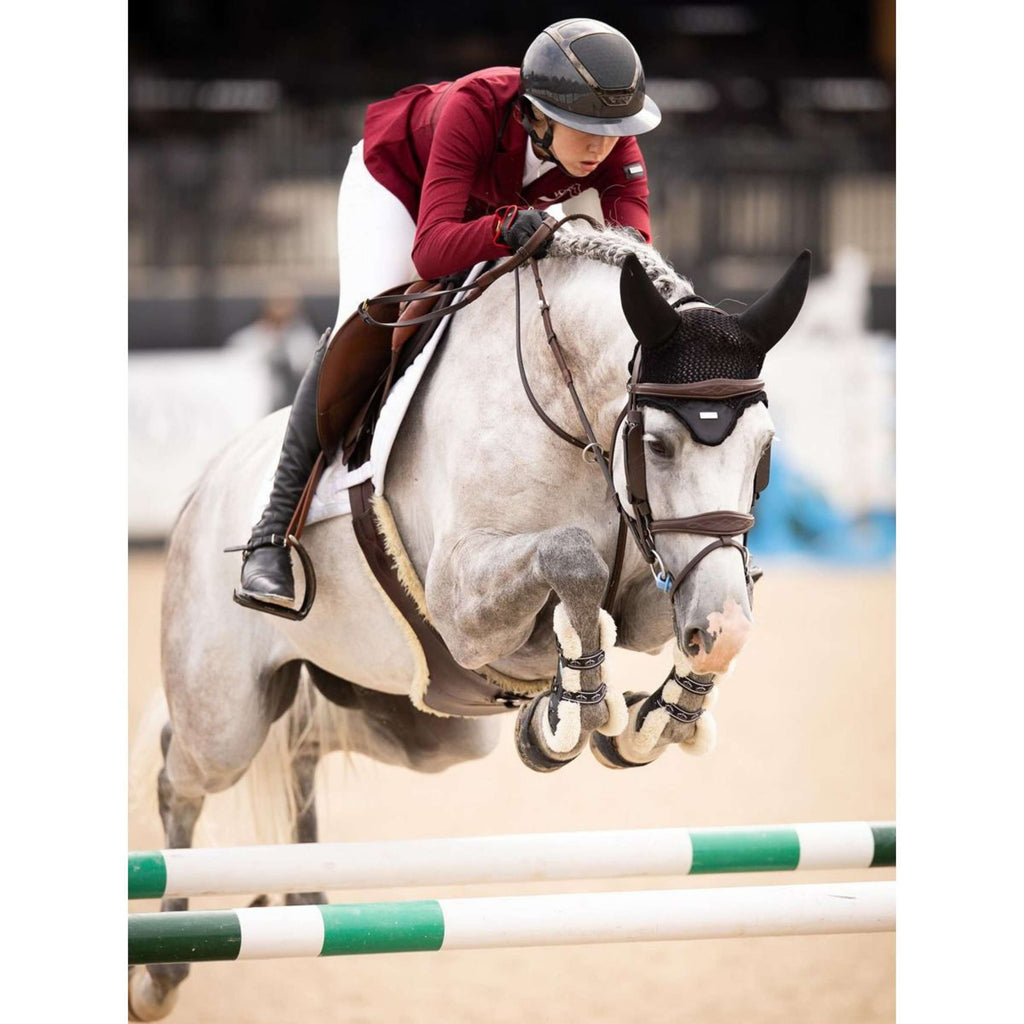 Equestrian Stockholm Cuffietta Padded Nero/Argento