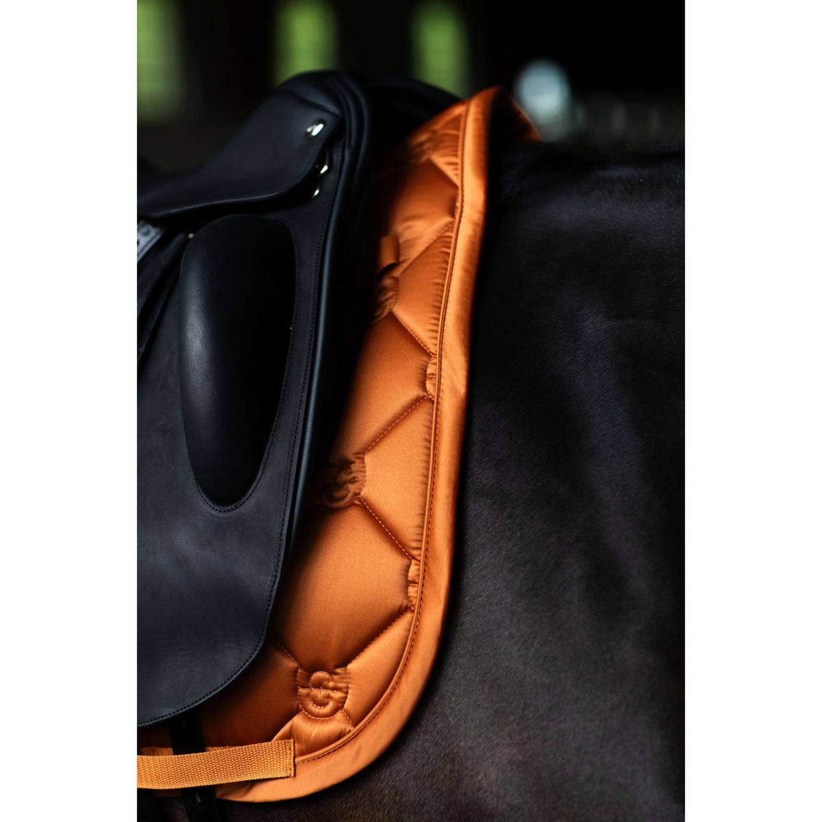 Equestrian Stockholm Sottosella Satin Dressage Chestnut