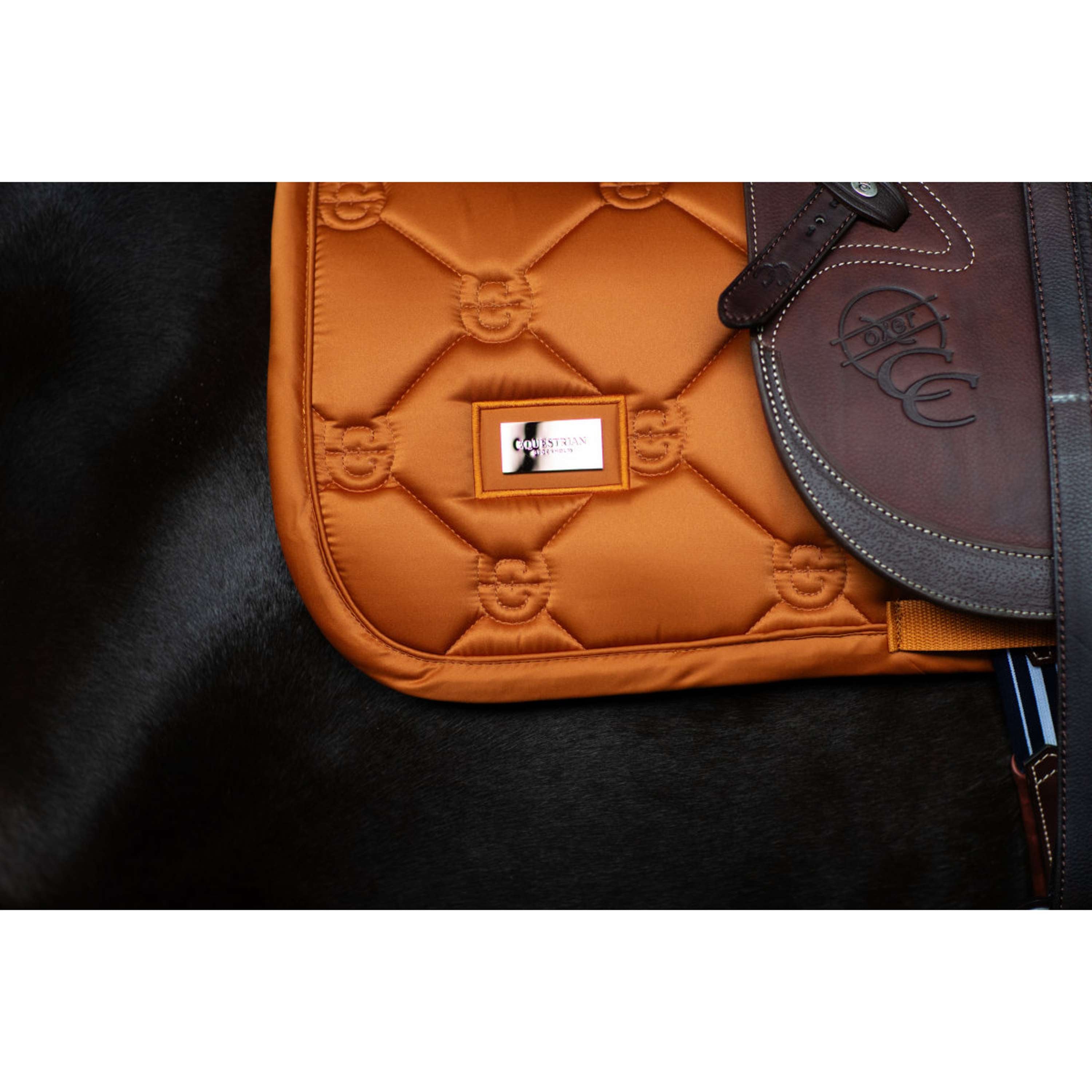 Equestrian Stockholm Sottosella Satin Saltando Chestnut