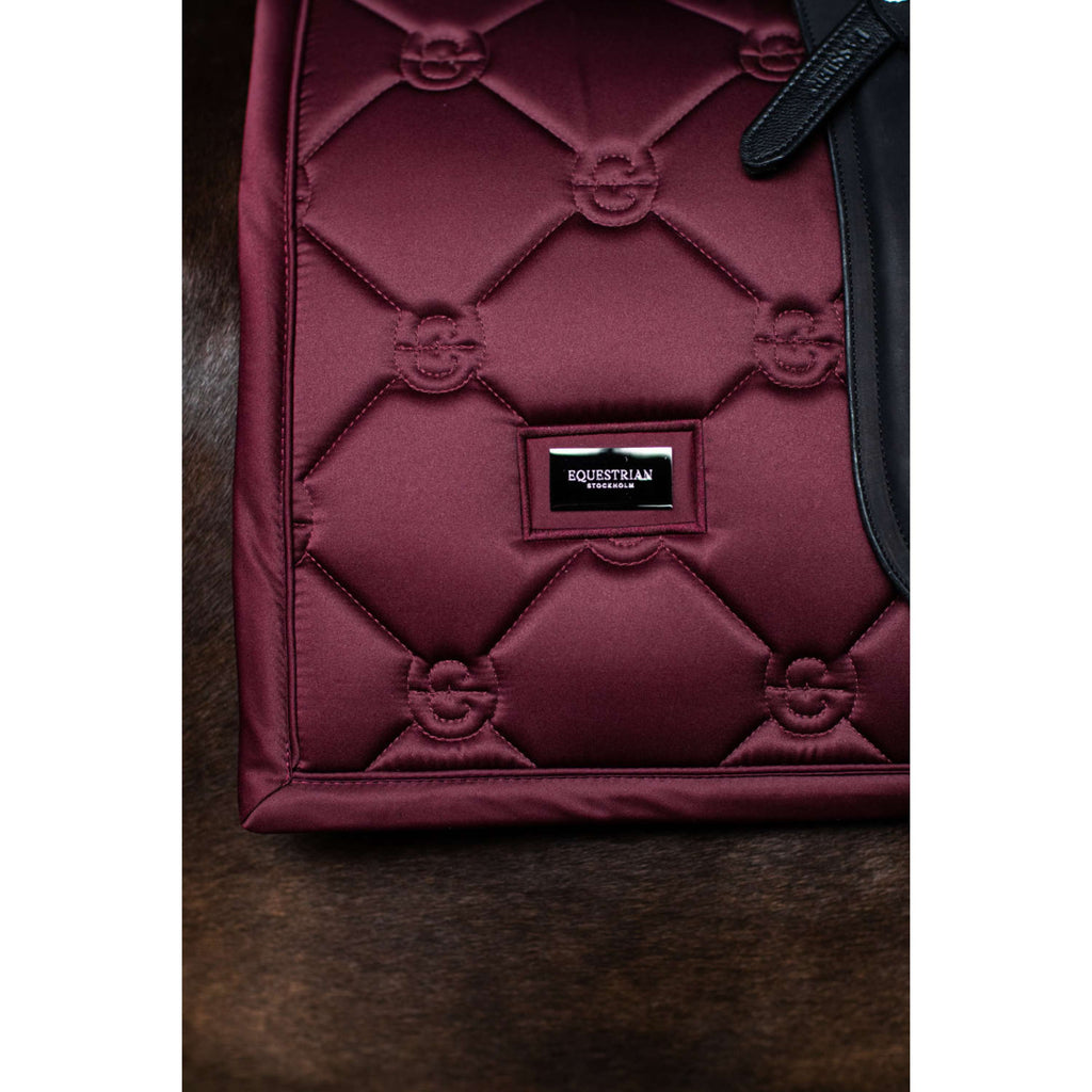 Equestrian Stockholm Sottosella Satin Dressage Merlot