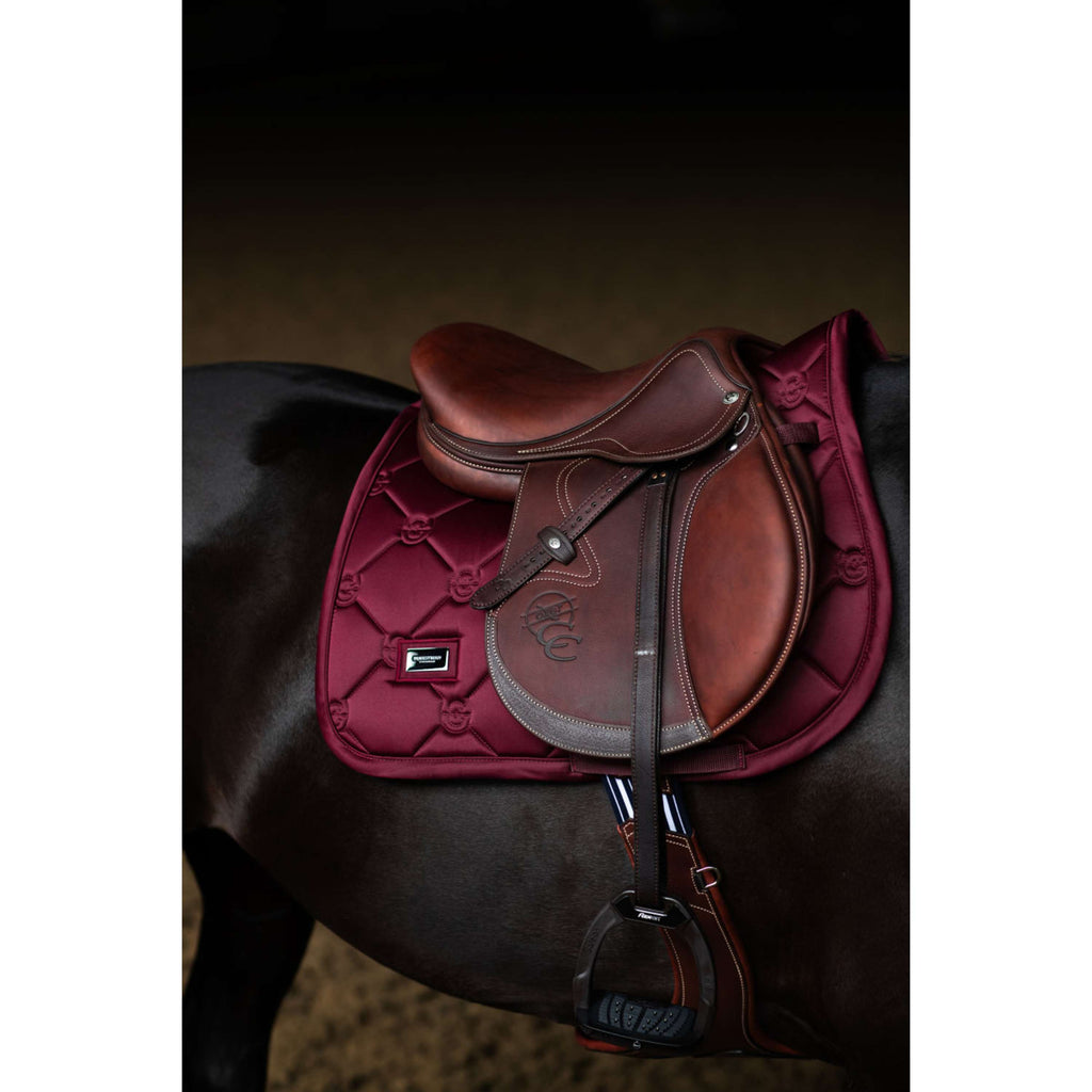 Equestrian Stockholm Sottosella Satin Saltando Merlot