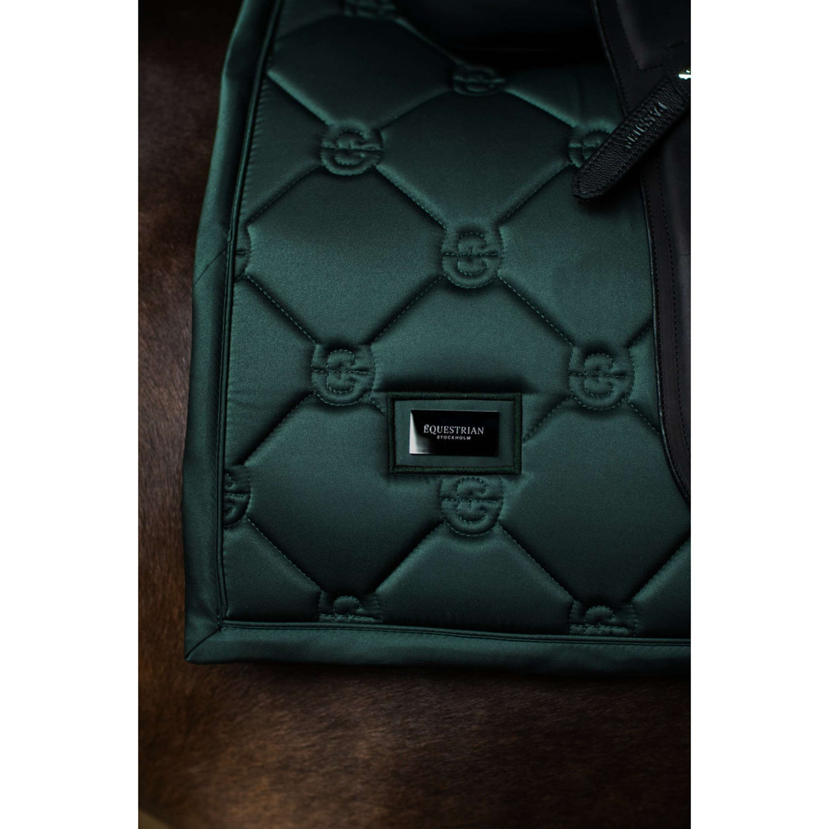 Equestrian Stockholm Sottosella Satin Dressage Sycamore Green