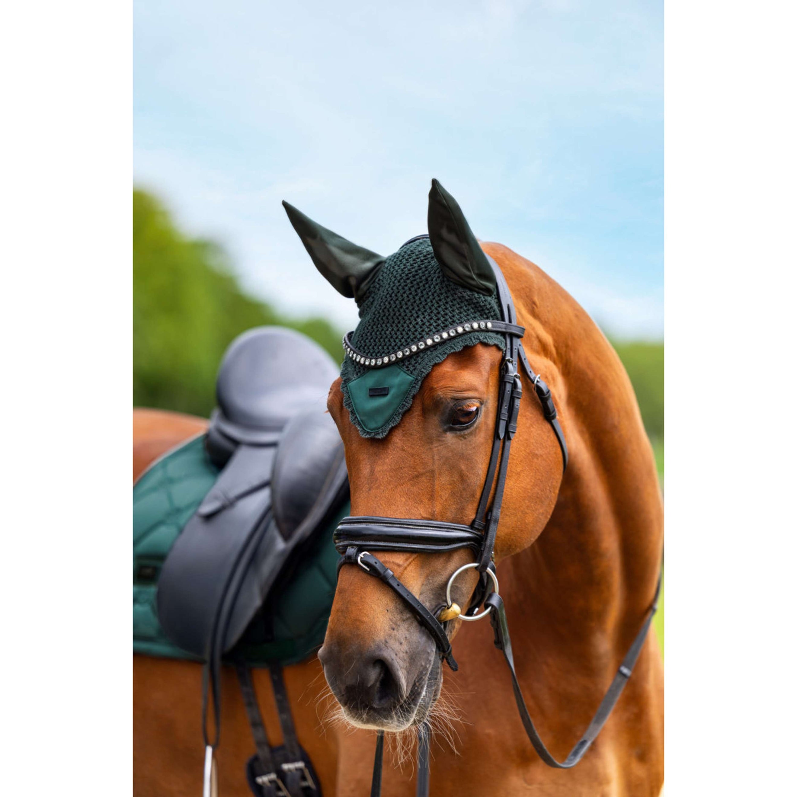 Equestrian Stockholm Cuffietta Satin Sycamore Green