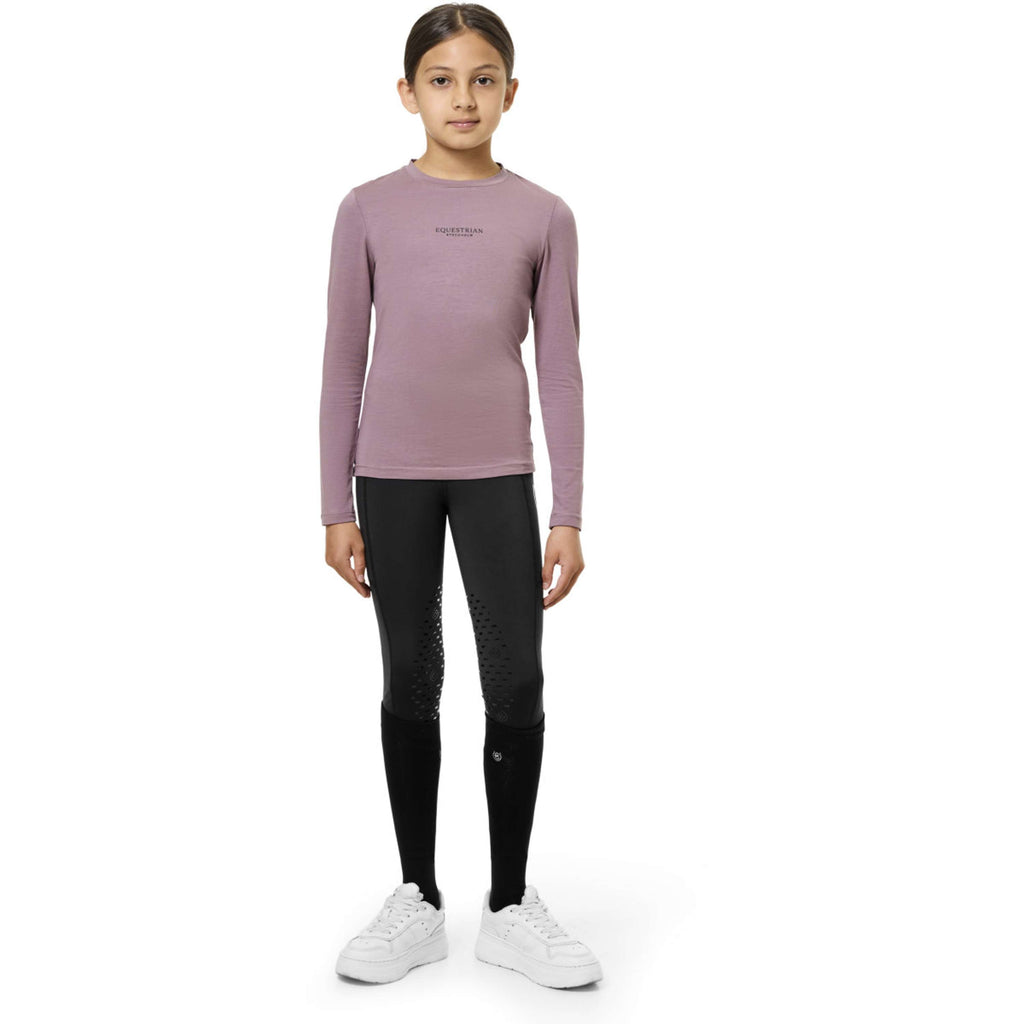 Equestrian Stockholm Maglia Soft Cotton Young Rider Blush