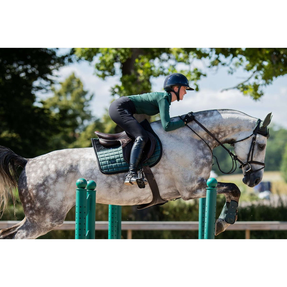 Equestrian Stockholm Sottosella Sportive saltando Sycamore Green