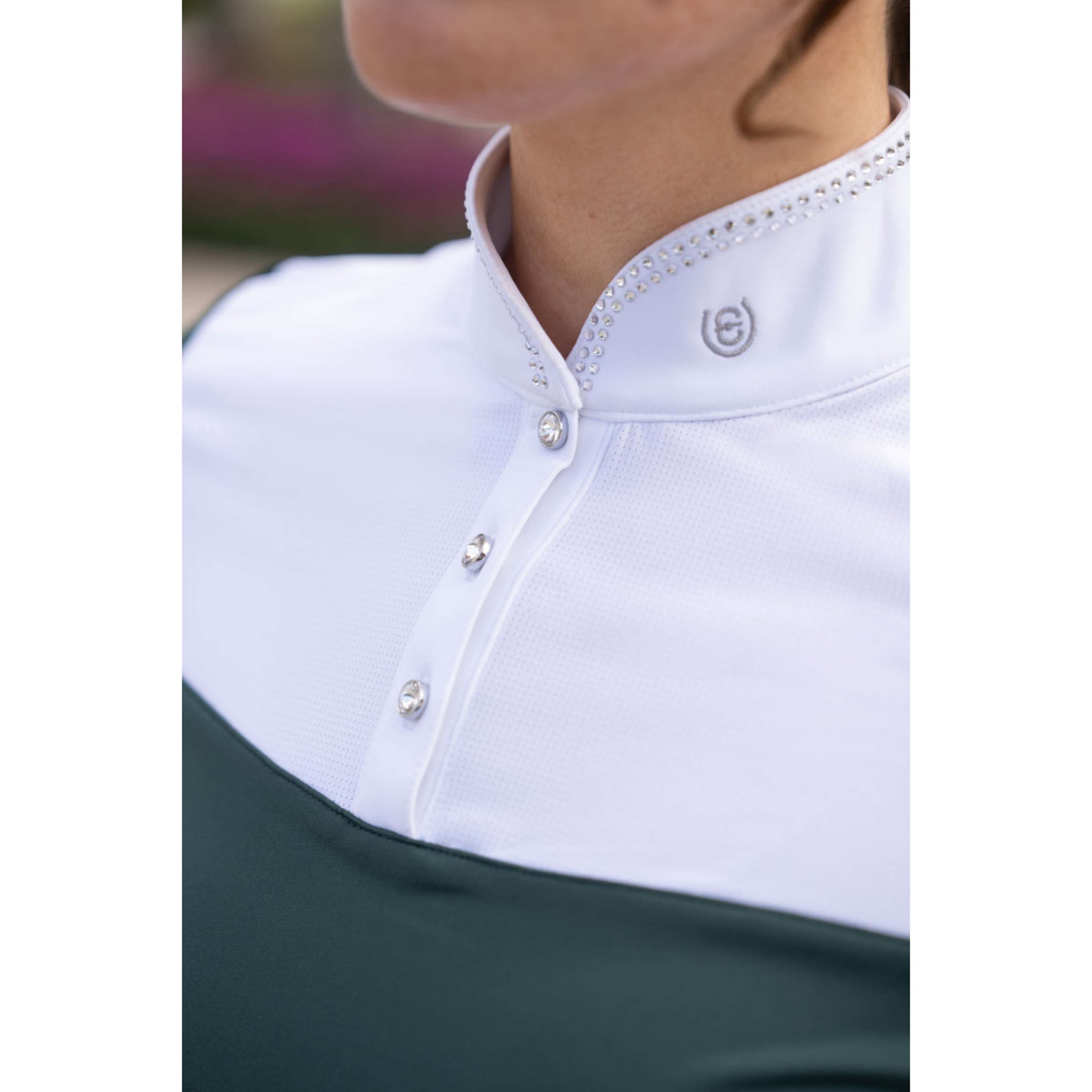Equestrian Stockholm Maglietta da Competizione Revenew Sycamore Green