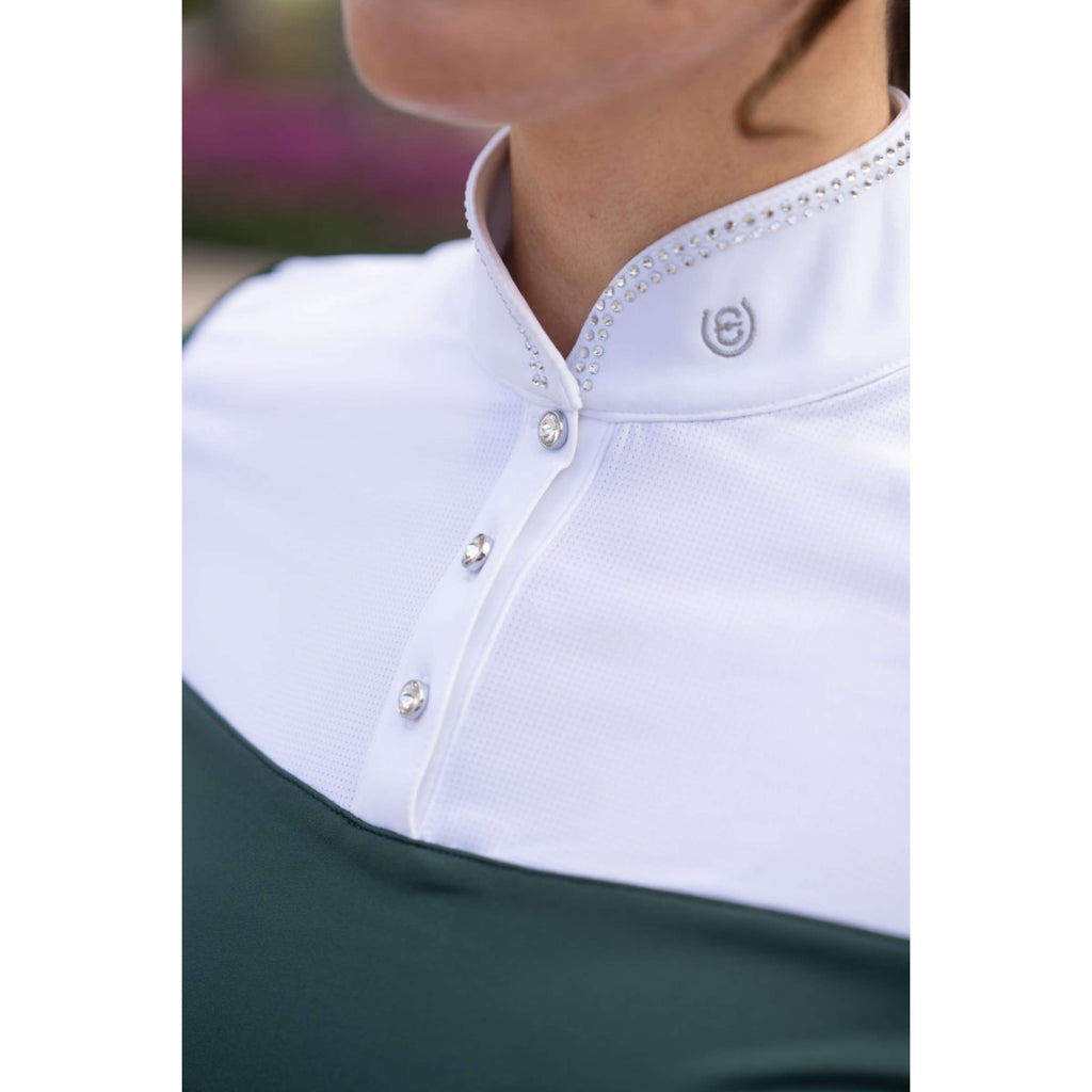 Equestrian Stockholm Maglietta da Competizione Revenew Sycamore Green
