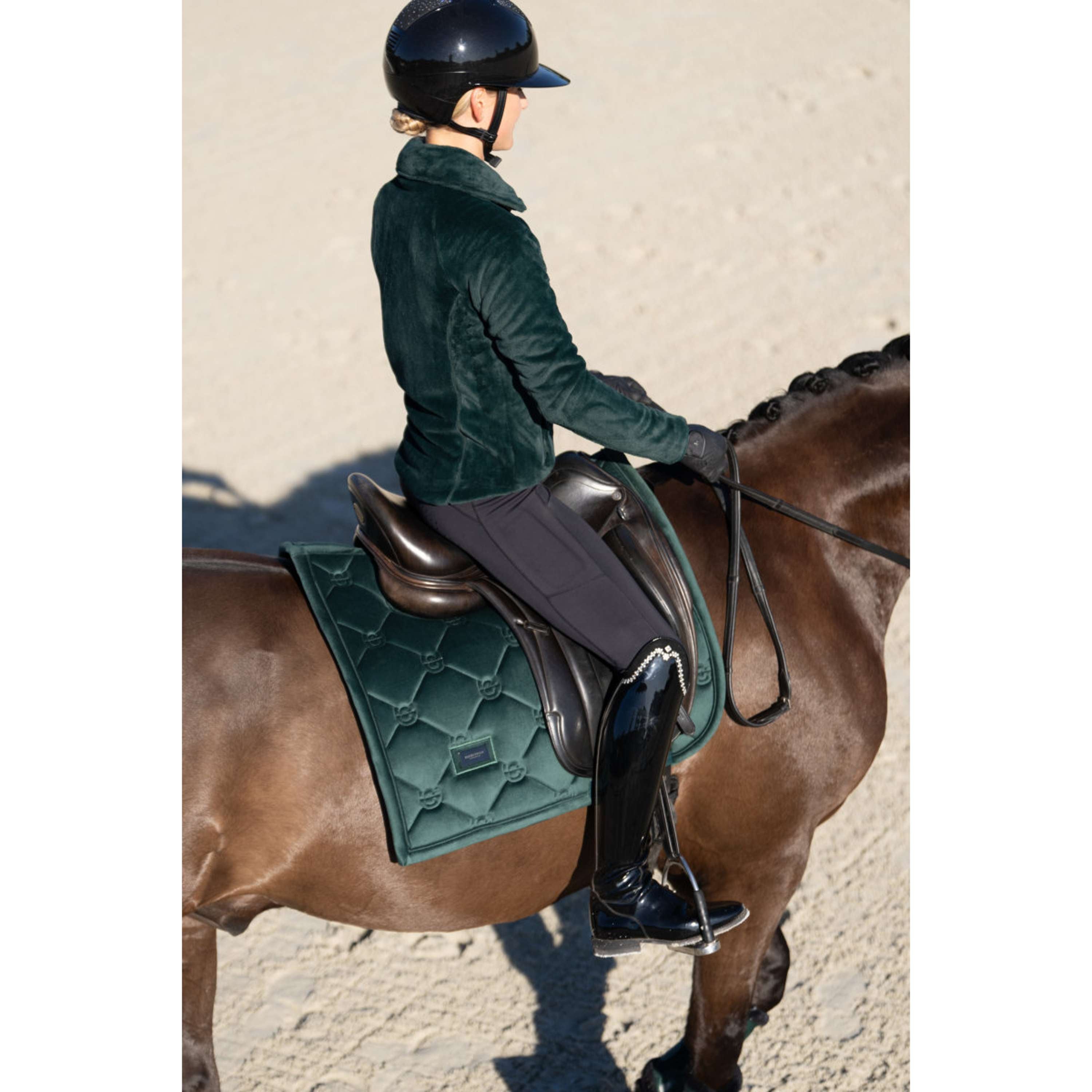 Equestrian Stockholm Giacca in Pile Velvet Sycamore Green