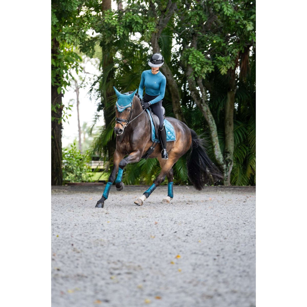Equestrian Stockholm Cuffietta Modern Teal Blue