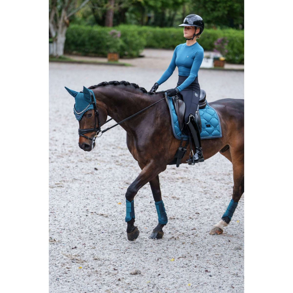 Equestrian Stockholm Parastinchi Classic Mesh Teal Blue