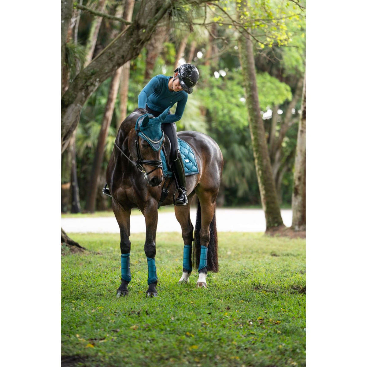 Equestrian Stockholm Parastinchi Classic Mesh Teal Blue