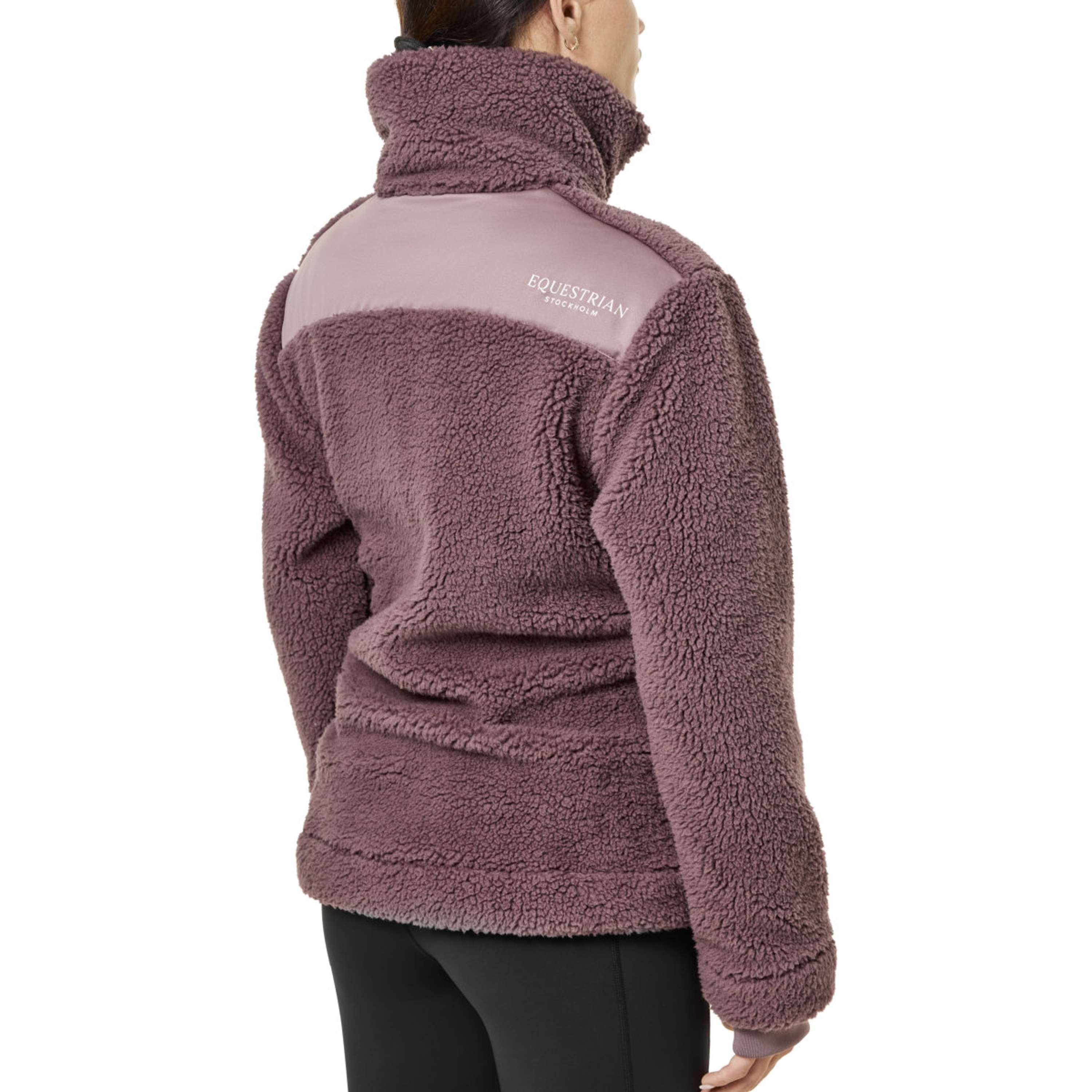 Equestrian Stockholm Giacca in Pile Teddy Blush