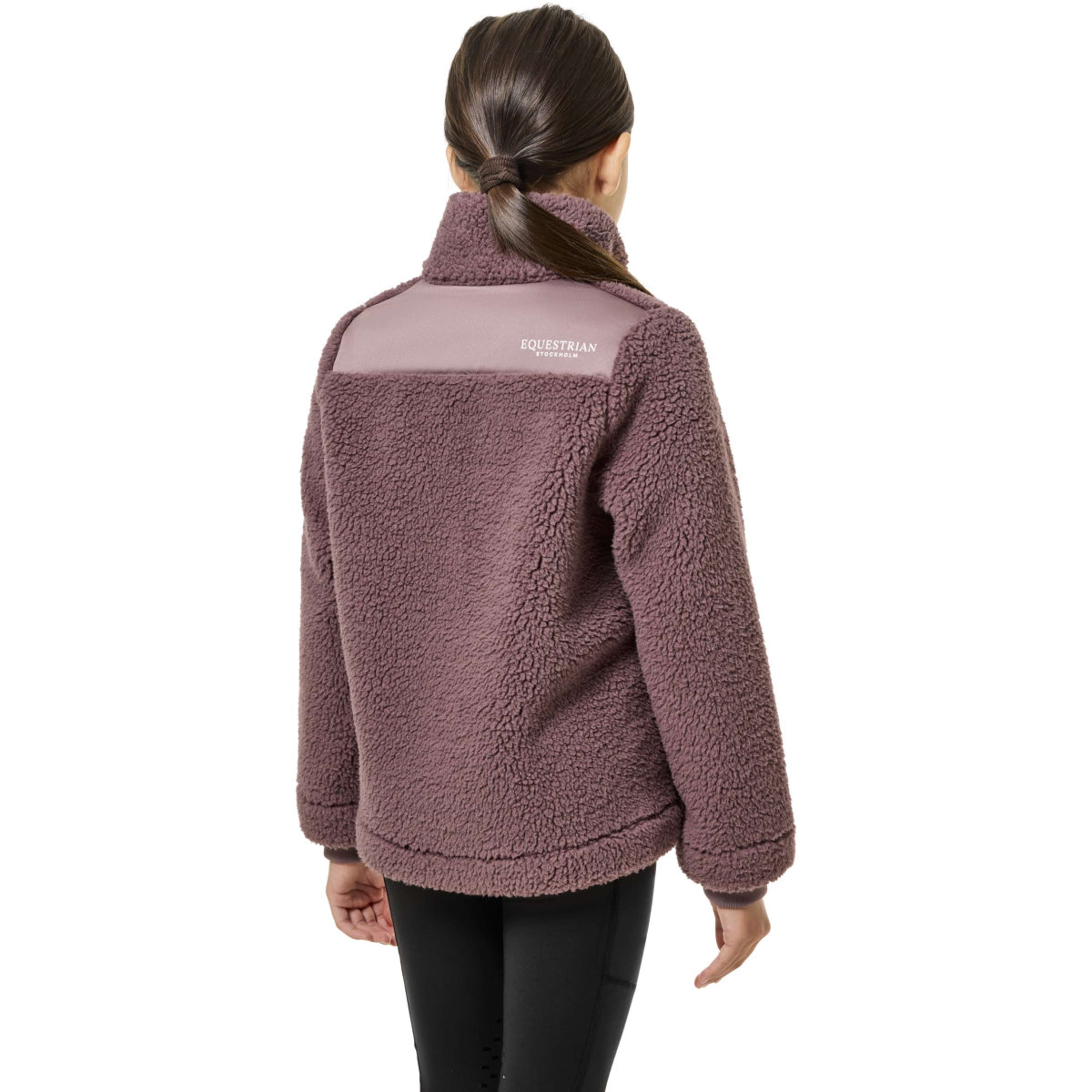 Equestrian Stockholm Giacca in Pile Teddy Young Rider Blush