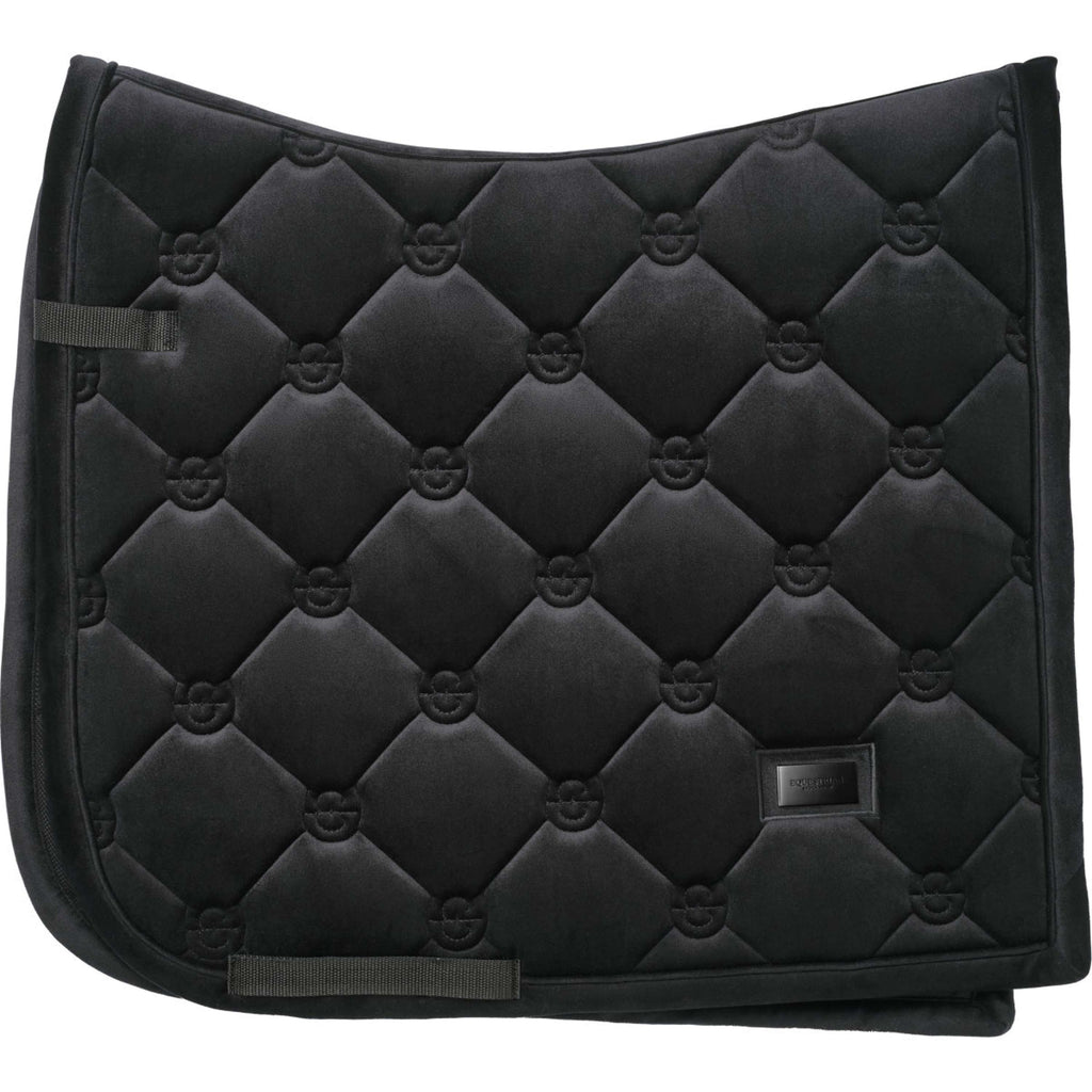 Equestrian Stockholm Sottosella Velvet Dressage Nero