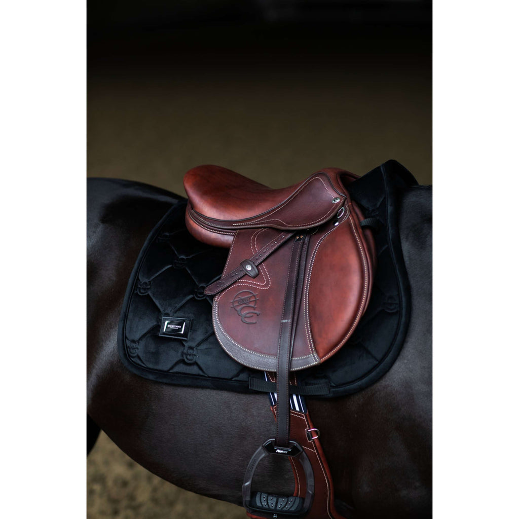Equestrian Stockholm Sottosella Velvet Saltando Nero