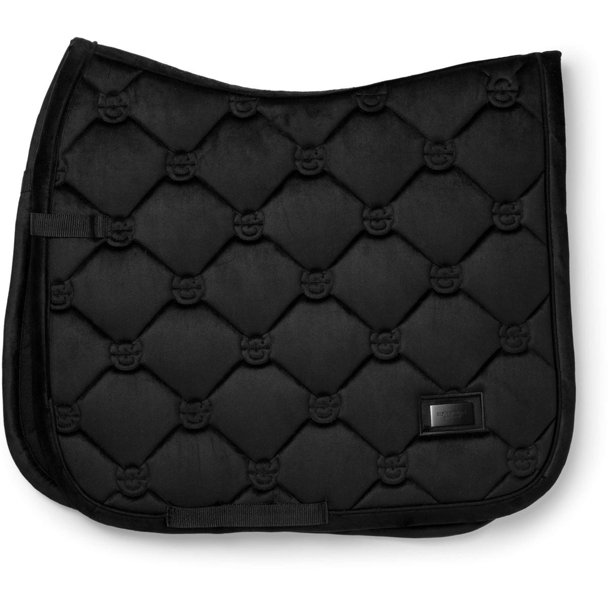 Equestrian Stockholm Sottosella Velvet Dressage Nero