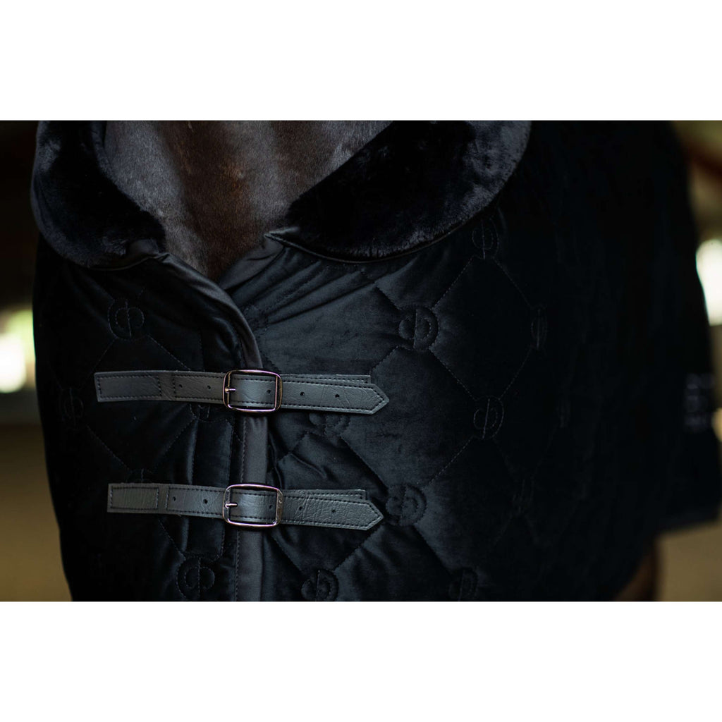Equestrian Stockholm Coperta in Pile Velvet Nero