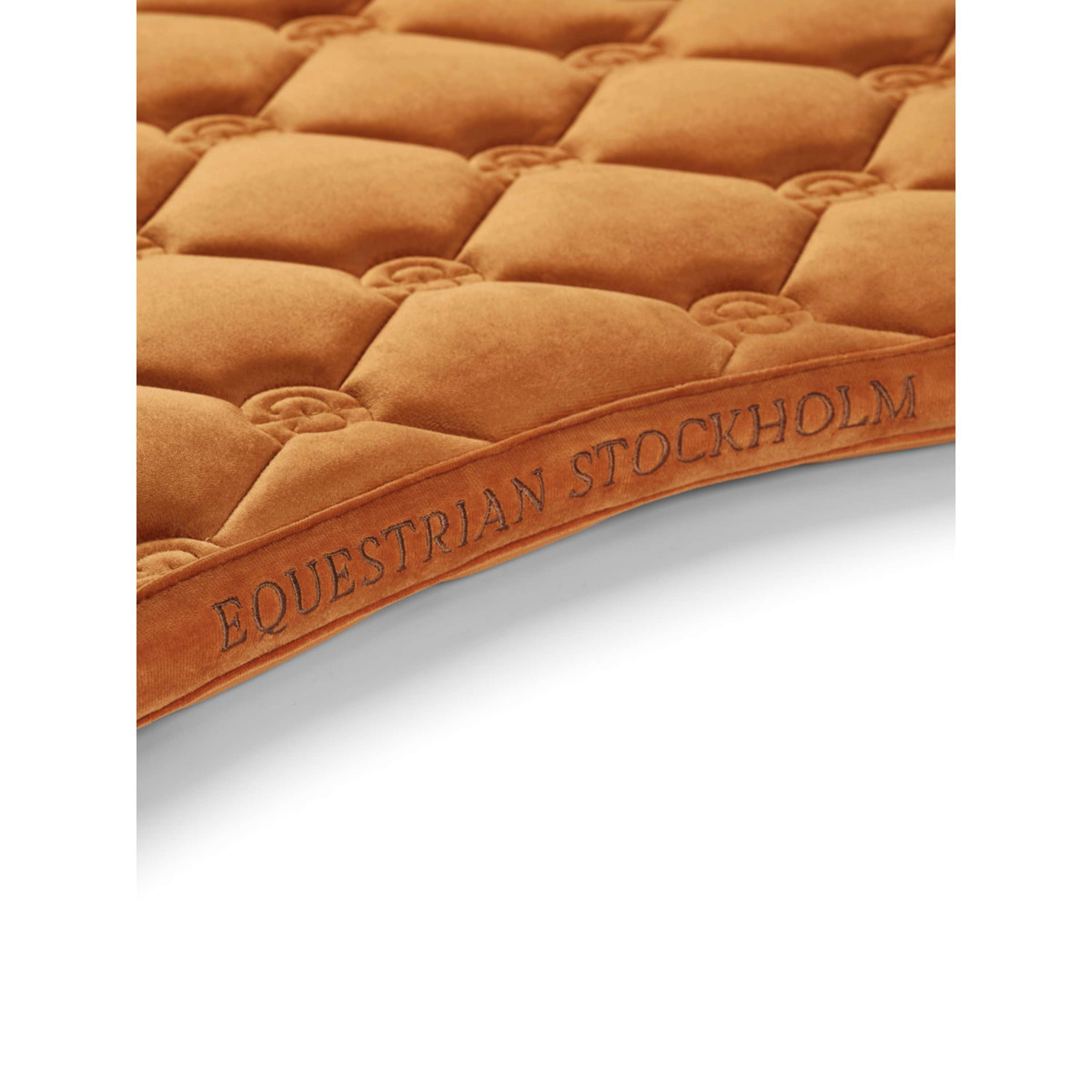 Equestrian Stockholm Sottosella Velvet Saltando Chestnut