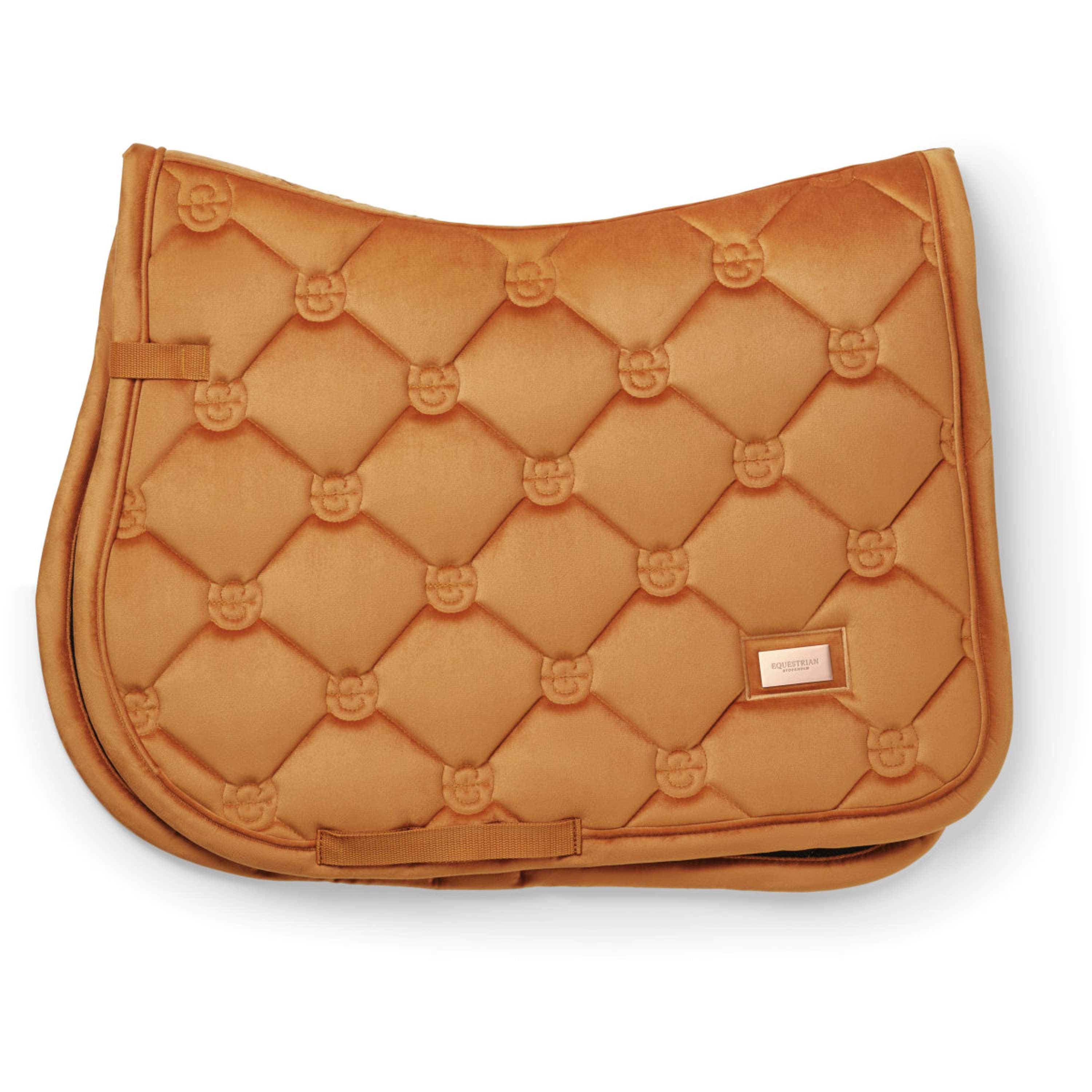 Equestrian Stockholm Sottosella Velvet Saltando Chestnut