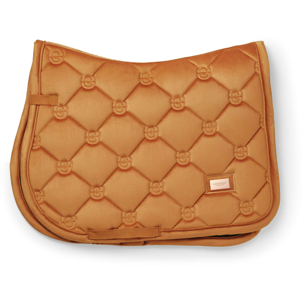 Equestrian Stockholm Sottosella Velvet Saltando Chestnut